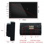 7inc 2Dinc 2+32gb (2gb ram) Full HD Android 12 sürüm  Double Ekran multimedya - 5