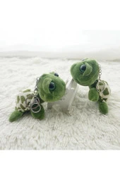 15 Cm Yeşil Kaplumbağa Tosbik Caretta Caretta Peluş Anahtarlık  Hediye - 4