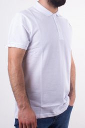 TWİSTER JEANS 1230 BEYAZ POLO YAKA ERKEK T-SHİRT - 1