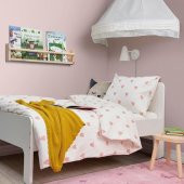 Çocuk Nevresim Takımı Tek Kişilik Kalpli IKEA 150x200/50x60 cm MeridyenDukkan Kız Çocuk - 7