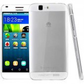 Huawei Ascend G7 Kılıf Şeffaf Süper Silikon Kapak - 3