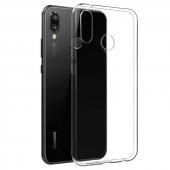 Huawei P20 Lite Kılıf Şeffaf Süper Silikon Kapak - 1