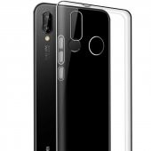 Huawei P20 Lite Kılıf Şeffaf Süper Silikon Kapak - 2