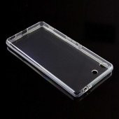 Sony Xperia M5 Kılıf Şeffaf Süper Silikon Kapak - 3