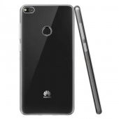 Huawei P8 Lite Kılıf Şeffaf Süper Silikon Kapak - 2