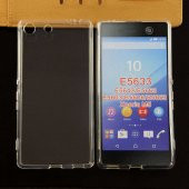 Sony Xperia M5 Kılıf Şeffaf Süper Silikon Kapak - 6