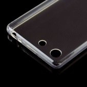 Sony Xperia M5 Kılıf Şeffaf Süper Silikon Kapak - 8