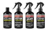 MERTOX ARAÇ ARABA OTOMOBİL OTO TEMİZLİK SETİ ÜRÜNLERİ MOTOR JANT İÇ DETAY TEMİZLEYİCİ OTO ŞAMPUANI 4X500ML - 1