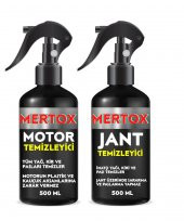 MERTOX ARAÇ ARABA OTOMOBİL OTO TEMİZLİK SETİ ÜRÜNLERİ - MOTOR TEMİZLEYİCİ + JANT TEMİZLEYİCİ 2X500ML MALZEMELERİ - 1