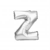 Harf Folyo Balon Büyük Boy Metalik Gümüş Z Harfi Folyo Balon Metalik - 100 cm - 1