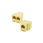 Ethernet Çoklayıcı RJ45 2li Ara Aparat 2 Port ikili Adaptör - 4