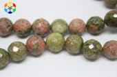 Unakit Taşı Dizi Faset Kesim 10mm thumbnail 1