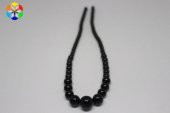 Onix (Oniks) Taşı Kolye Kehribar Klipsli - 4