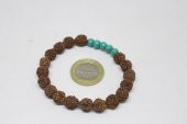 Rudraksha Tohum Bileklik 8mm - 5
