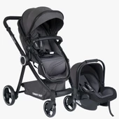 Tommybaby Toranto Black Vip Travel Sistem Bebek Arabası + Puset - 1