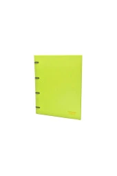 Önder Rainbow Colors A4 4 Halka Öğrenci Klasörü Sarı - 1