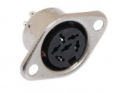 Din Panel Tipi Dişi Konnektör - 6 Pin - 1