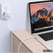 Winex 30W Macbook Pro Şarj Aleti Set 2m Type-C to Type-C Kablolu - 6
