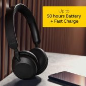 Jabra Elite 45h Kablosuz Kulak Üstü Kulaklıklar - Siyah thumbnail 2