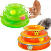 3 Katlı Kedi Oyuncağı Tower of Tracks - 2