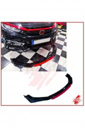 Honda Cıvıc Fc5 4 Parça Kırmızı-siyah Lip - 2