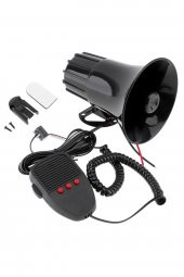 Mikrofonlu Konuşmalı 3 Sesli Siren Megafonlu Hoparlör Oto Ambulans Itfaiye Sireni 12v 100w - 3