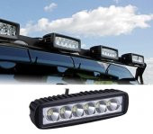 6 Led 18 W Off Road Gündüz Farı Sis Farı Yayıcı Delici Off Road Farı - 1