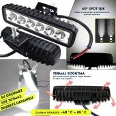 NKT GROUP Sis Lambası 18 Watt Ultra Güçlü Gündüz Ledi 6 Ledli Off Road Sis 12/24 V - 2