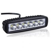 NKT GROUP Sis Lambası 18 Watt Ultra Güçlü Gündüz Ledi 6 Ledli Off Road Sis 12/24 V - 4