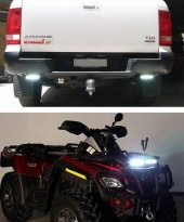 NKT GROUP Sis Lambası 18 Watt Ultra Güçlü Gündüz Ledi 6 Ledli Off Road Sis 12/24 V - 9