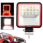 NKT GROUP 42 Led 126 W Beyaz 3 Modlu Kırmızı Beyaz Yayıcı Off Road Farı Lamba Çalışma Lambası Sis Lambası - 3