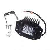 6 Led 18 W Beyaz Gömme Kabin Lambası Off Road Çalışma Sis Lambası - 5