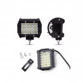 24 Led 72 W Yayıcı Delici Off Road Farı Lamba Çalışma Lambası Sis Lambası - 1