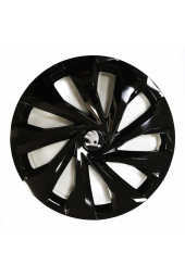 Skoda Roomster Uyumlu 15 Inç 4 Adet Piano Black Siyah Jant Kapağı Takımı - 1