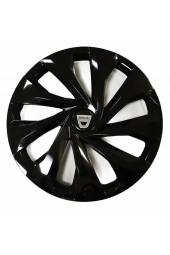 Dacia Duster Uyumlu 15 Inç 4 Adet Piano Black Siyah Jant Kapağı Takımı thumbnail 1