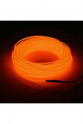 3 Metre Turuncu Araç İçi Torpido Ledi Renkli İp Neon İp Led Şerit Led Neon İp Led - 1
