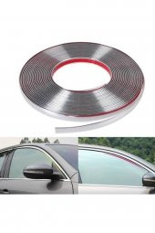 18 mm 3D Dekoratif Krom Nikelaj Şerit Çıta Panjur Kalın Şerit 1 Metre - 1