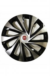 Fiat Albea Uyumlu 14 Inç Piano Black Siyah Jant Kapağı 4 Adet - 1