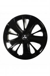 Mitsubishi L300 Uyumlu 15 Inç Piano Black Siyah Jant Kapağı 4 Adet thumbnail 1
