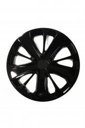 Toyota Yaris Uyumlu 15 Inç Piano Black Siyah Jant Kapağı 4 Adet - 2