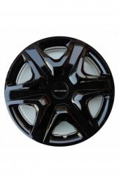 Üniversal 15 Inch Piano Black Kırılmaz 4 Set Jant Kapağı - 1