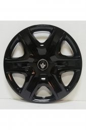 Renault 15 Inç Piano Black Jant Kapağı 4 Adet Amblem Hediye - 1