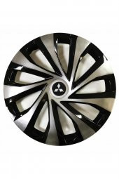 Mitsubishi Lancer Uyumlu 15 Inç Piano Black Siyah Jant Kapağı 4 Adet - 1