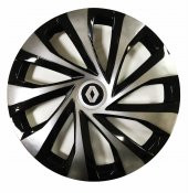 Renault Fluence Uyumlu 15 Inç Piano Black Siyah Jant Kapağı 4 Adet - 1