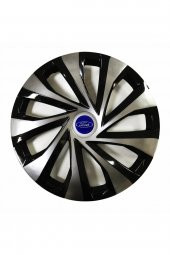 Ford Fusion Uyumlu 15 Inç Piano Black Siyah Jant Kapağı 4 Adet - 1