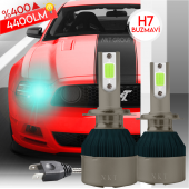 H7 Ice Blue Buz Mavi Led Xenon Far Ledi Led Zenon Far Ampulü - 1