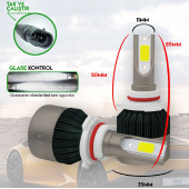 9006 White Beyaz Led Xenon Far Ledi Led Zenon Far Ampulü - 3