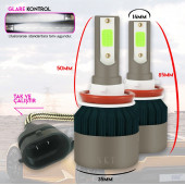 H11 Ice Blue Buz Mavi Led Xenon Far Ledi Led Zenon Far Ampulü - 3