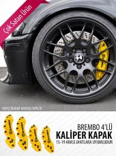Chevrolet Cruze Uyumlu Sarı Kaliper Kapağı 4lü Yağ Hortumlu - 2