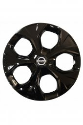 Nissan Araçlarına Uyumlu 13 Inç Piano Black Siyah Jant Kapağı 4 Adet thumbnail 1